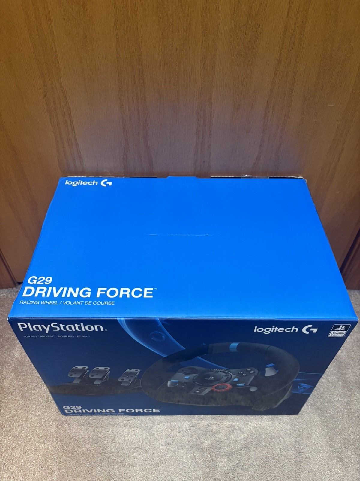 Logitech Driving Force G29 Gaming Racing Wheel With Pedals For PS4 PS3
