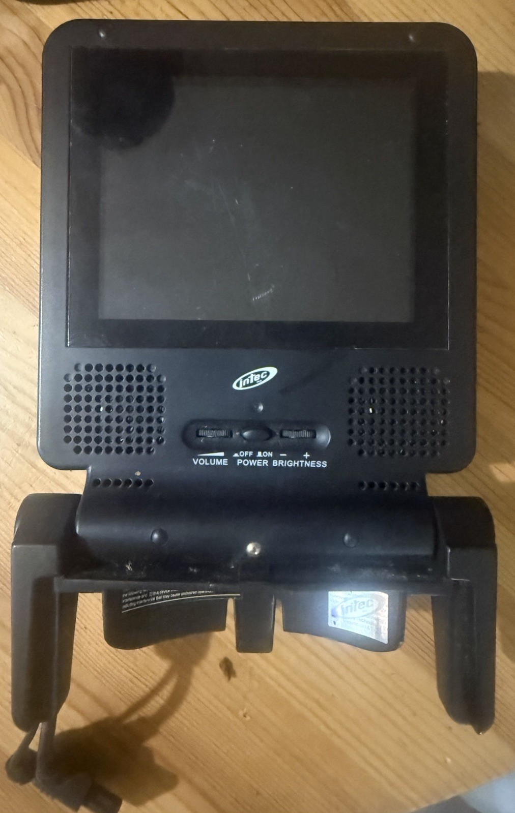Intec Indigo Portable 5” LCD Screen For Nintendo GameCube Tested Missing charger