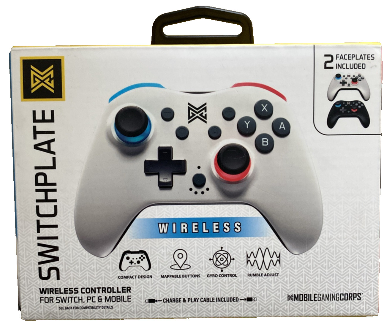 🌹 Switchplate Wireless Gaming Controller for Nintendo Switch or Windows PC