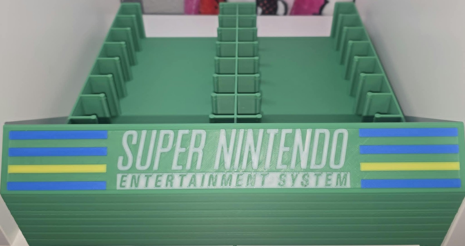 SNES Cartridge Holder for 18 Games Cartridges | Personalized Colors