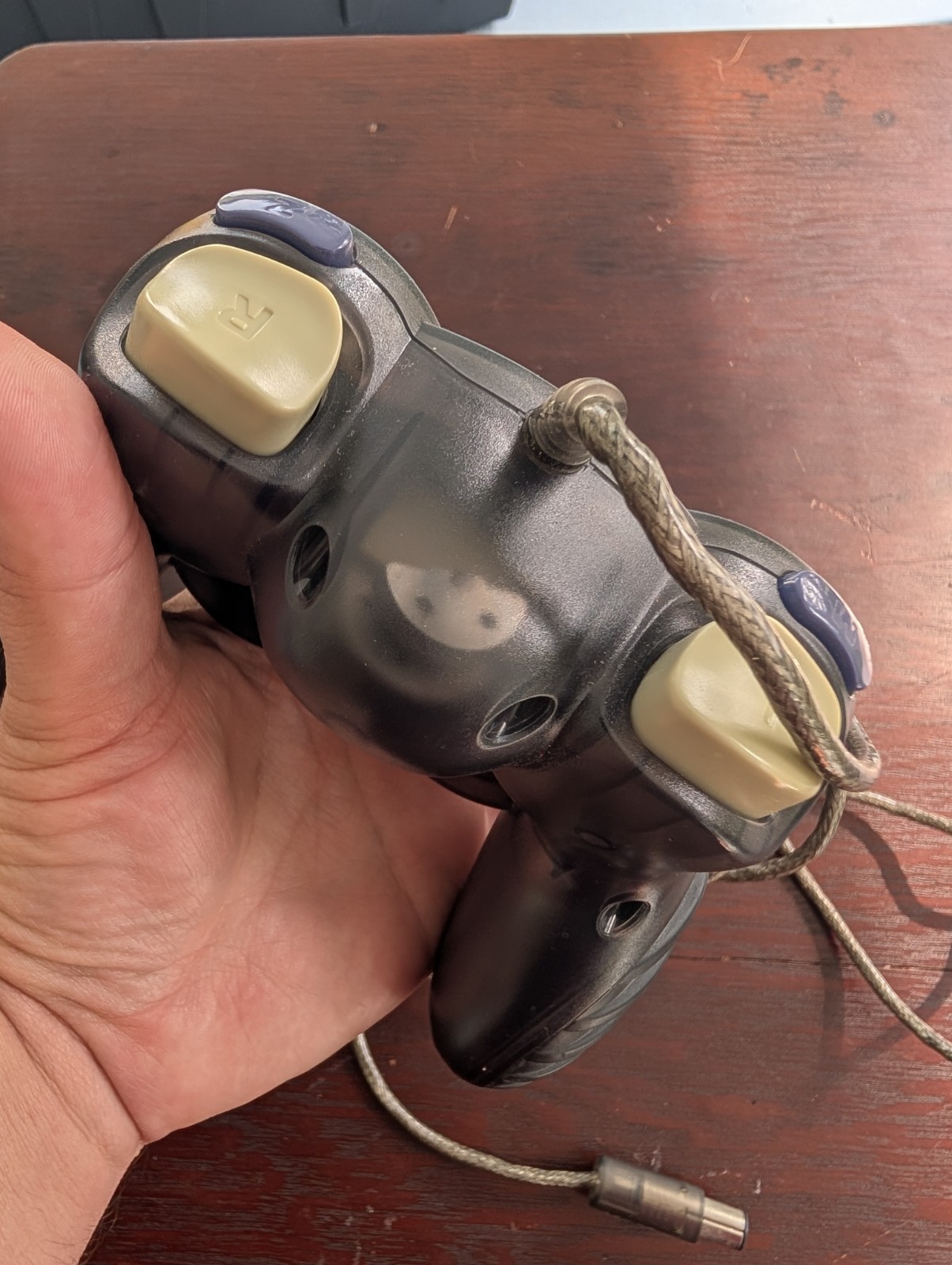 Mad Catz GameCube Controller Unisex OS Blue Good Wired Macro Translucent Read