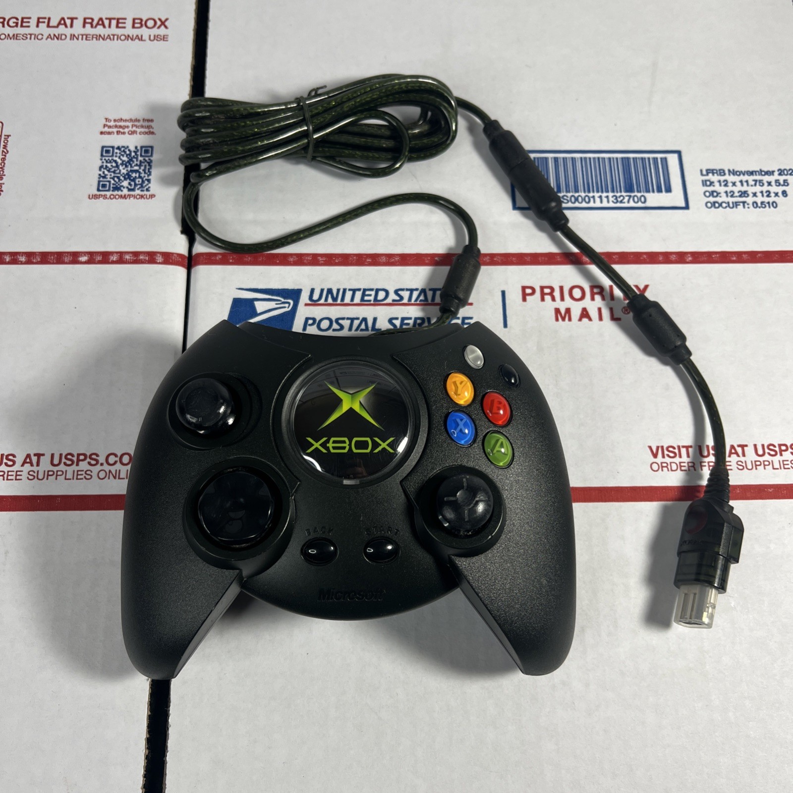 Original Xbox OEM “Duke” Controller with Breakaway Cable -NICE – SAME DAY SHIP