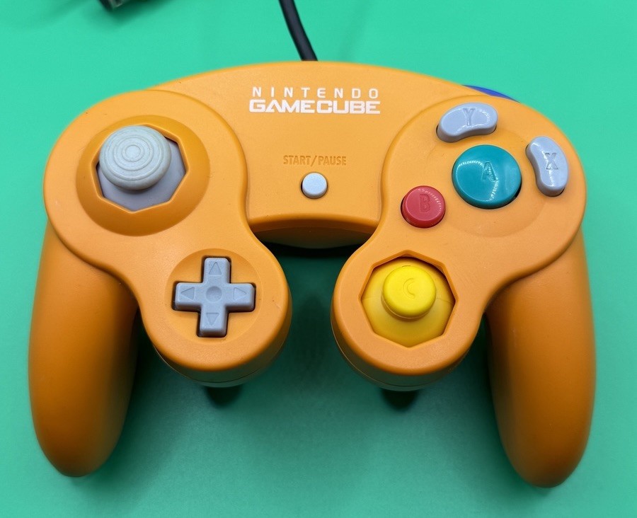 OEM Nintendo Spice Orange Gamecube Controller Great Condition