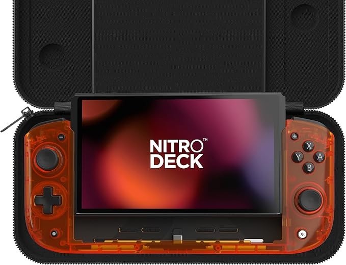 CRKD Nitro Deck Orange Zest + Carry Case – Brand New – Nintendo Switch/OLED
