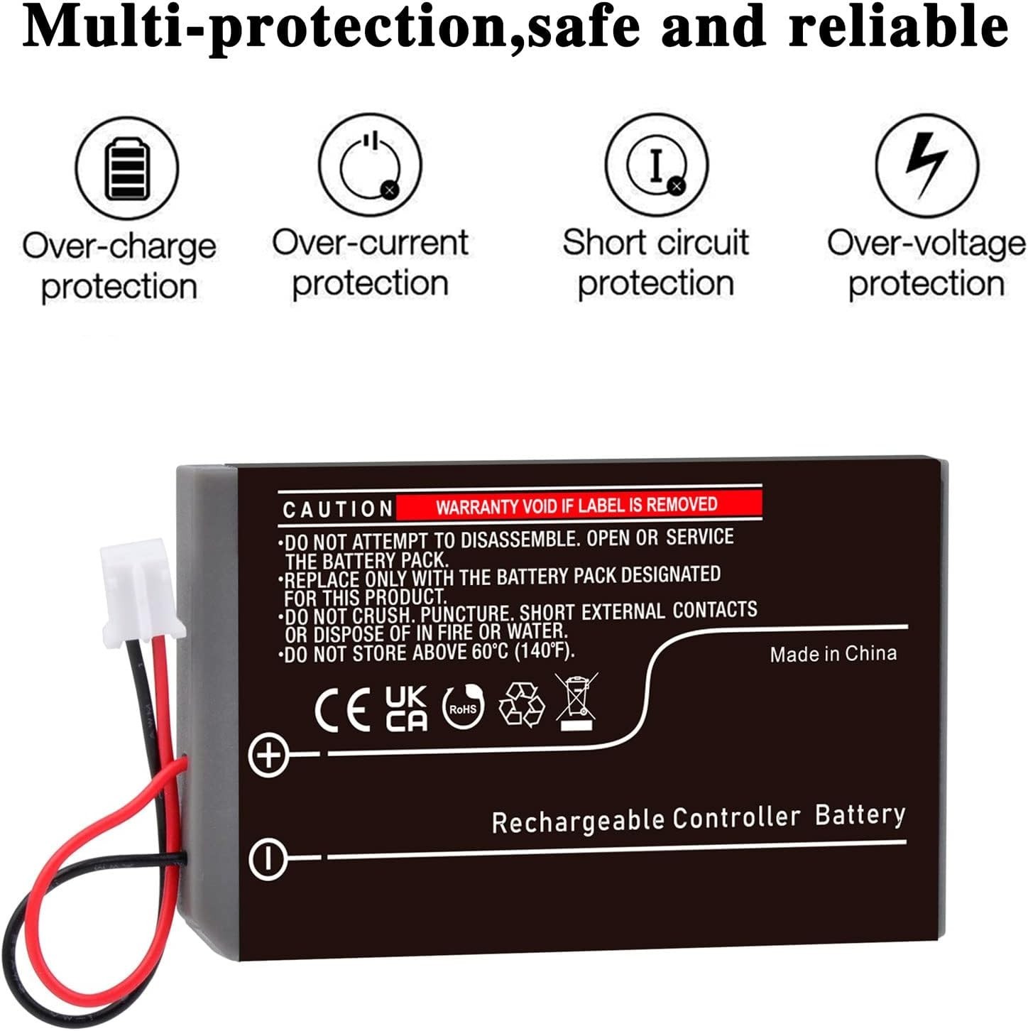 3 Pack Replacement Batteries for Sony PlayStation 3 Sixaxis Controllers