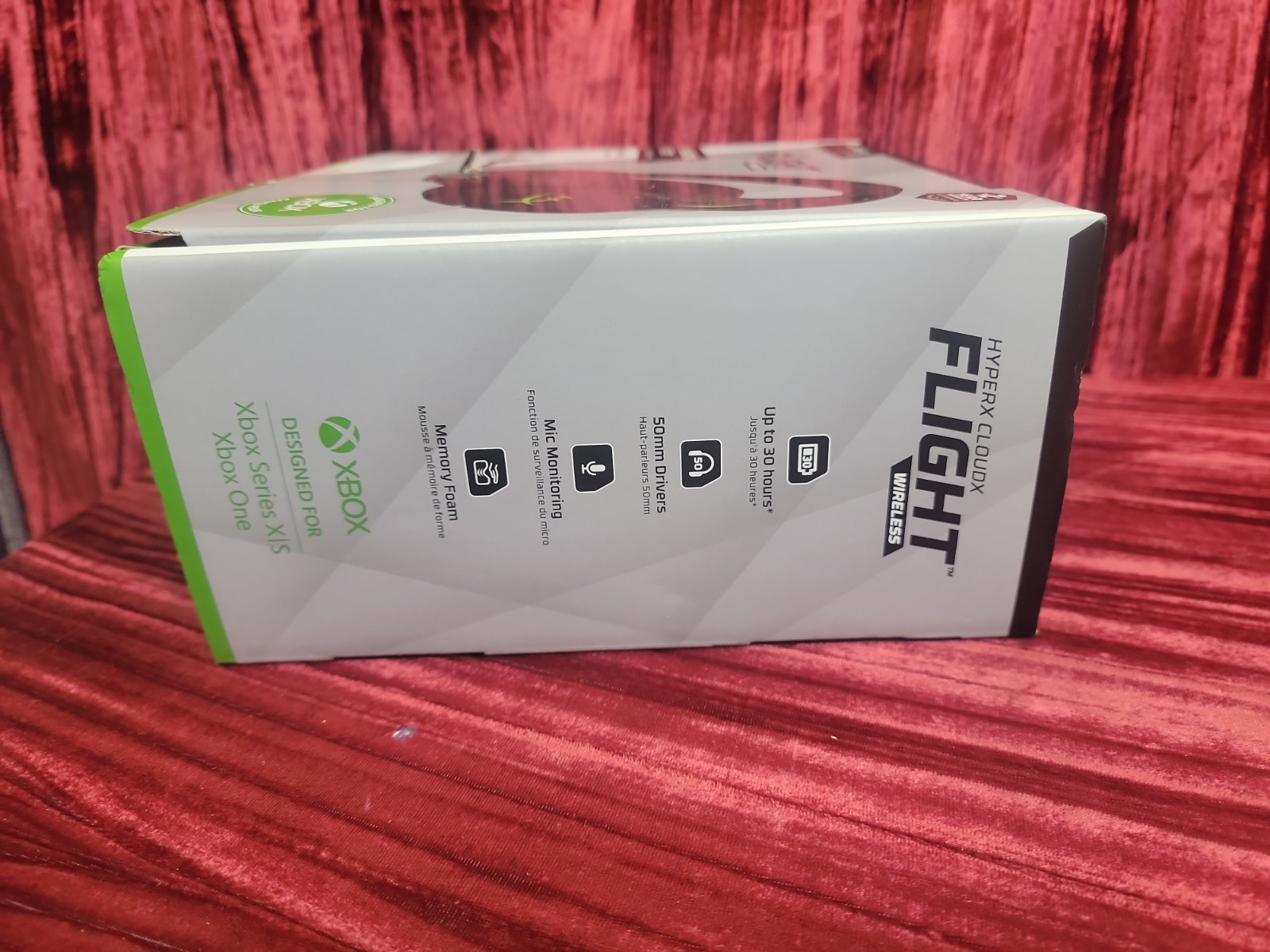 HyperX CloudX Flight Wireless Headset Memory Foam Stereo Mic Xbox Series X|S One