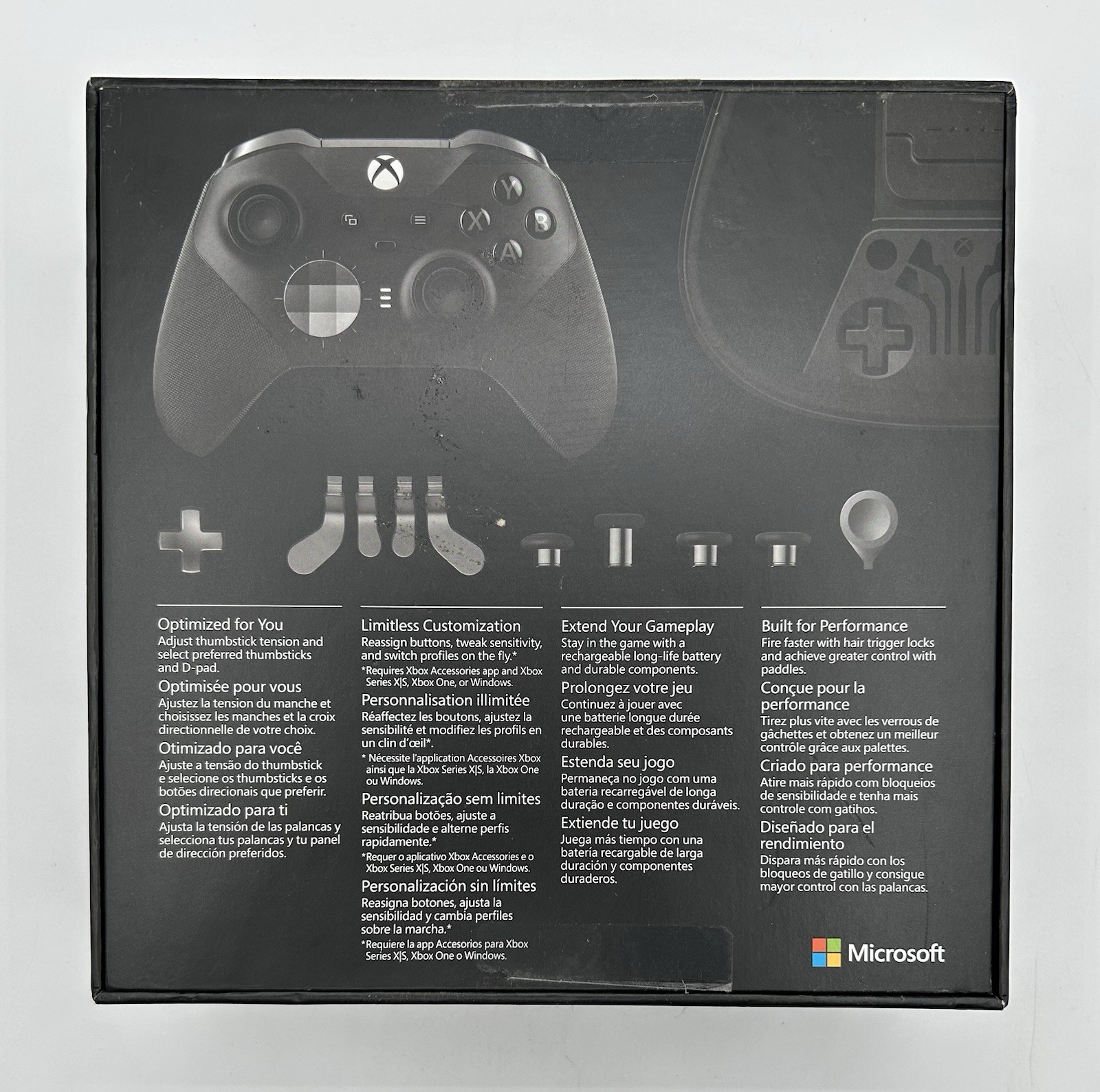 Microsoft Xbox One Wireless Controller | Elite Series 2 | Black | Openbox