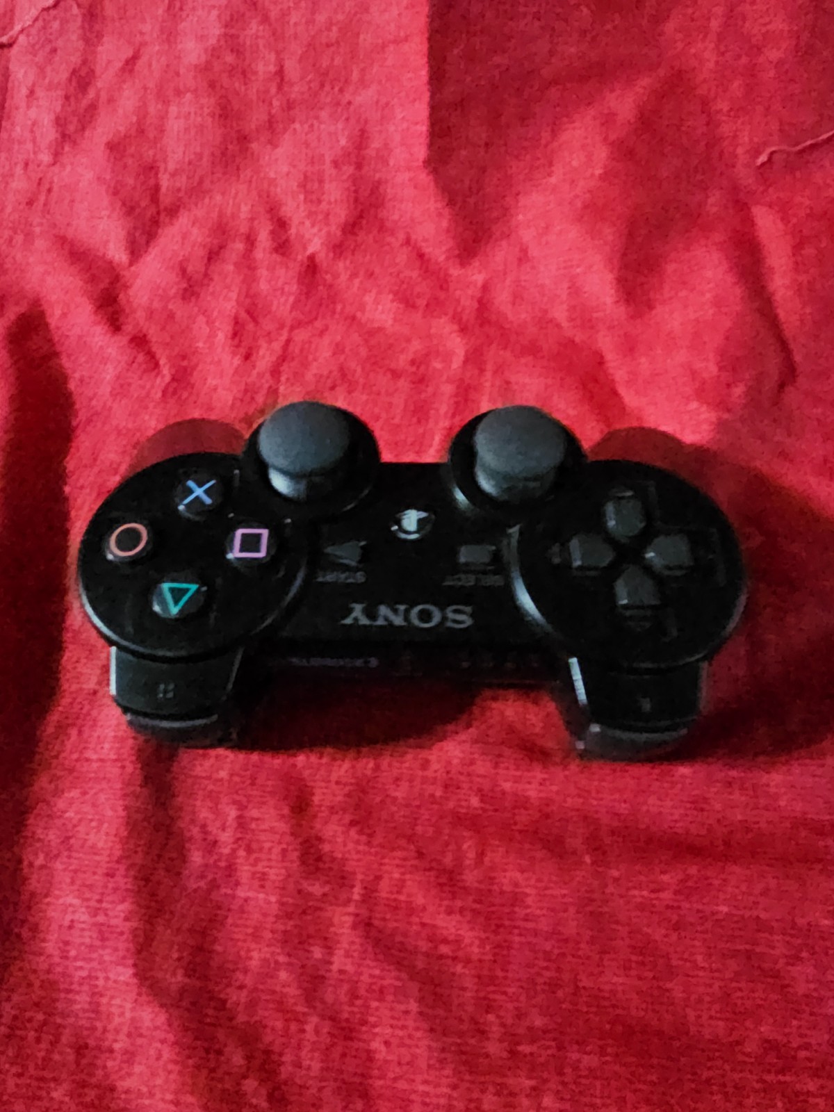 Sony Playstation 3 PS3 Sixaxis Controller Black Genuine CECHZC1U Tested