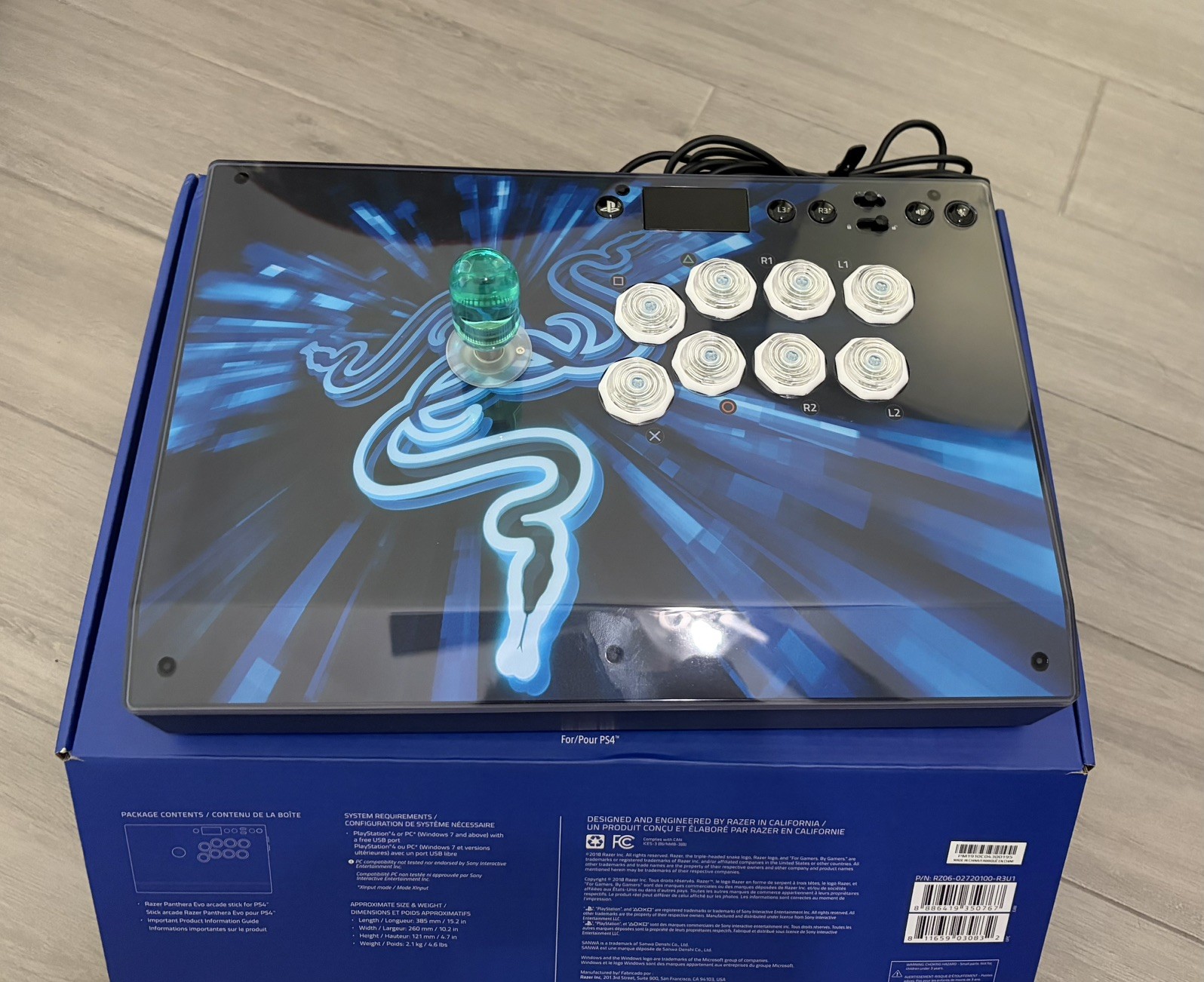 Razer Panthera Evo Arcade Stick – Modded