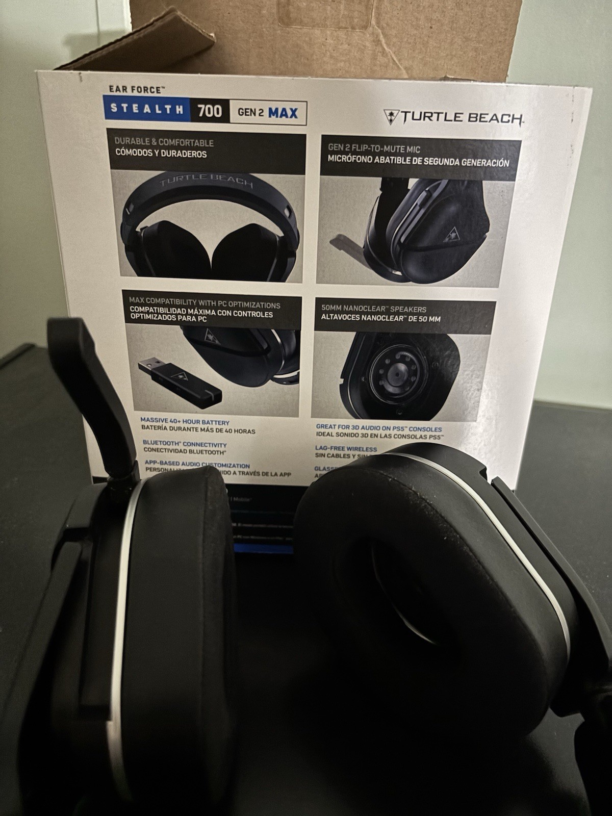 Turtle Beach Stealth 700 Gen 2 MAX Ear-Cup (Over the Ear) Headsets – Black