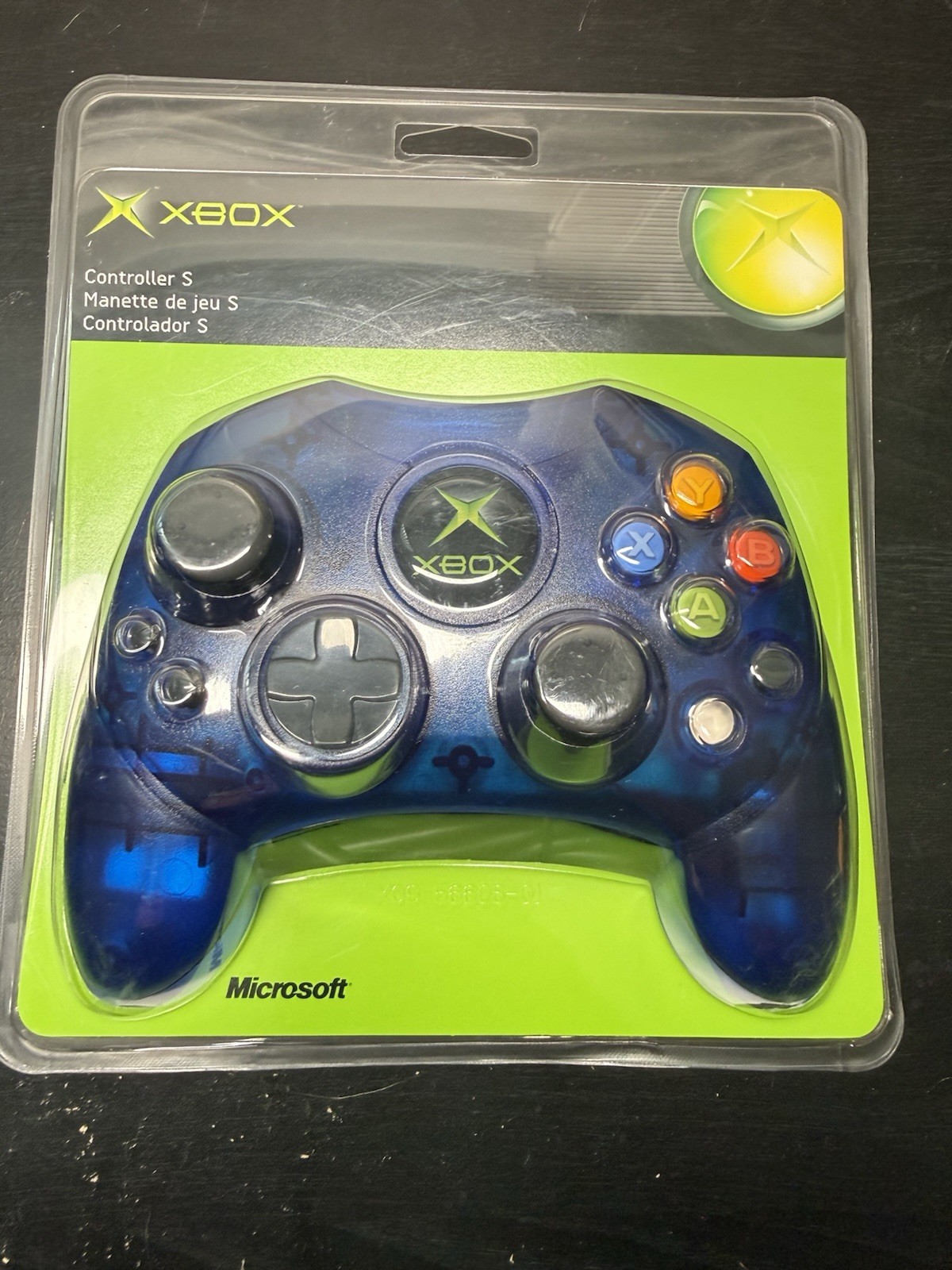 Microsoft Xbox Controller S 0703 Transparent Blue OEM Sealed New Original 2003