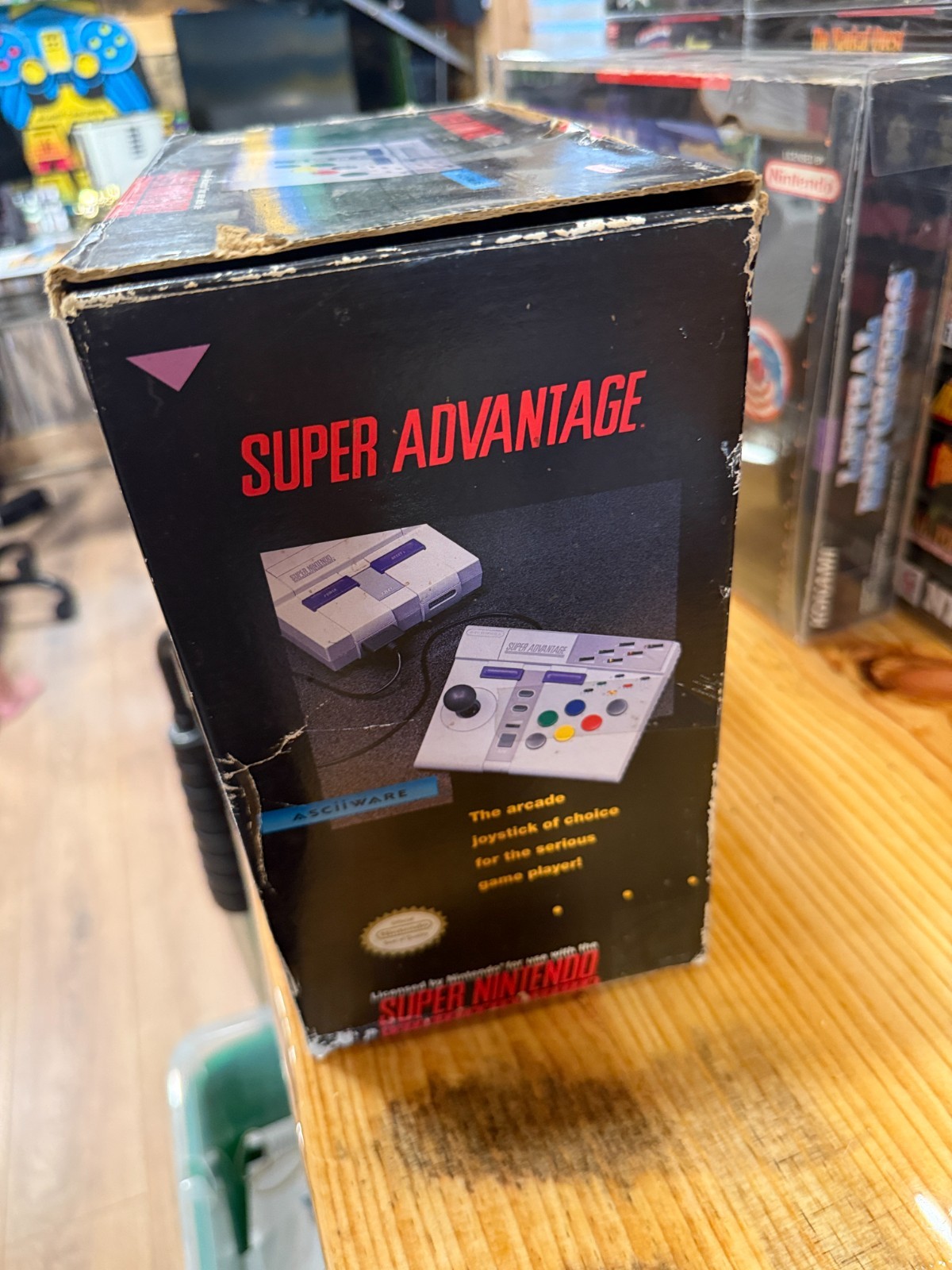 Super Advantage Arcade Stick Controller – Super Nintendo SNES (Complete)