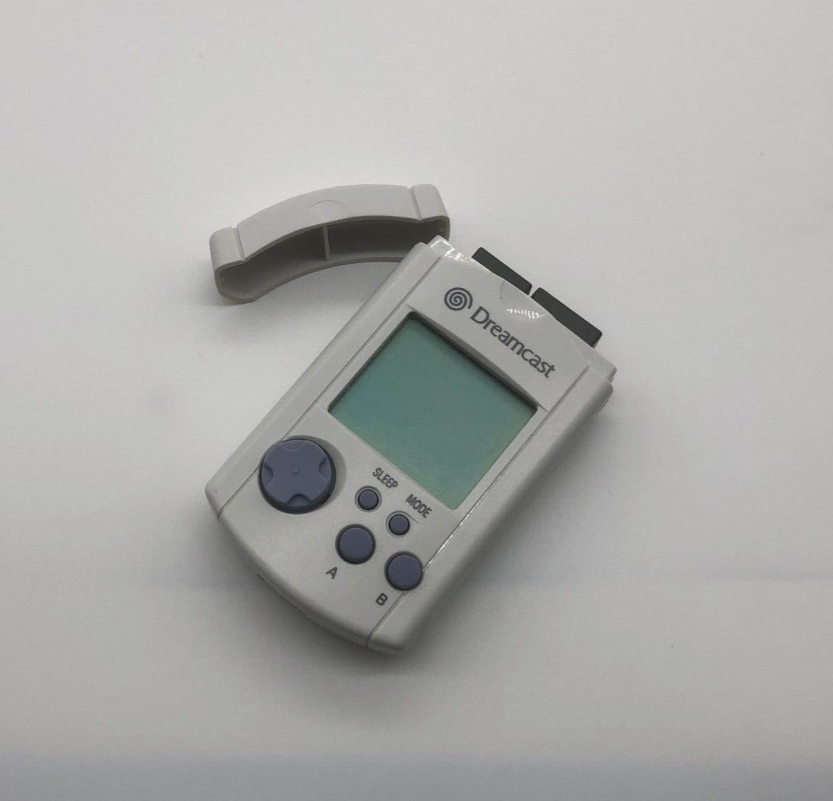 Sega Dreamcast VMU Visual Memory Unit HKT-7000 – Lid And New Batteries