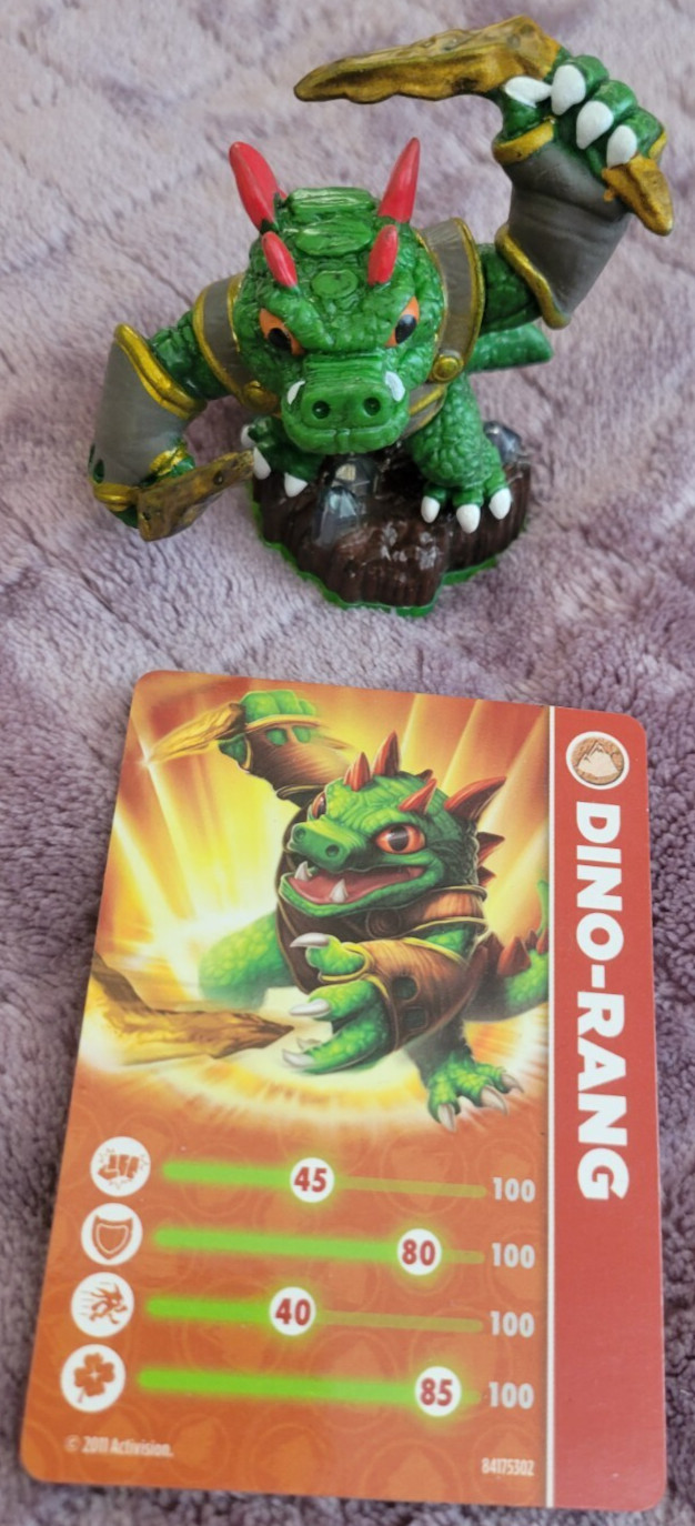 Skylanders Spyro’s Adventure Dino-Rang Character Loose Card Included
