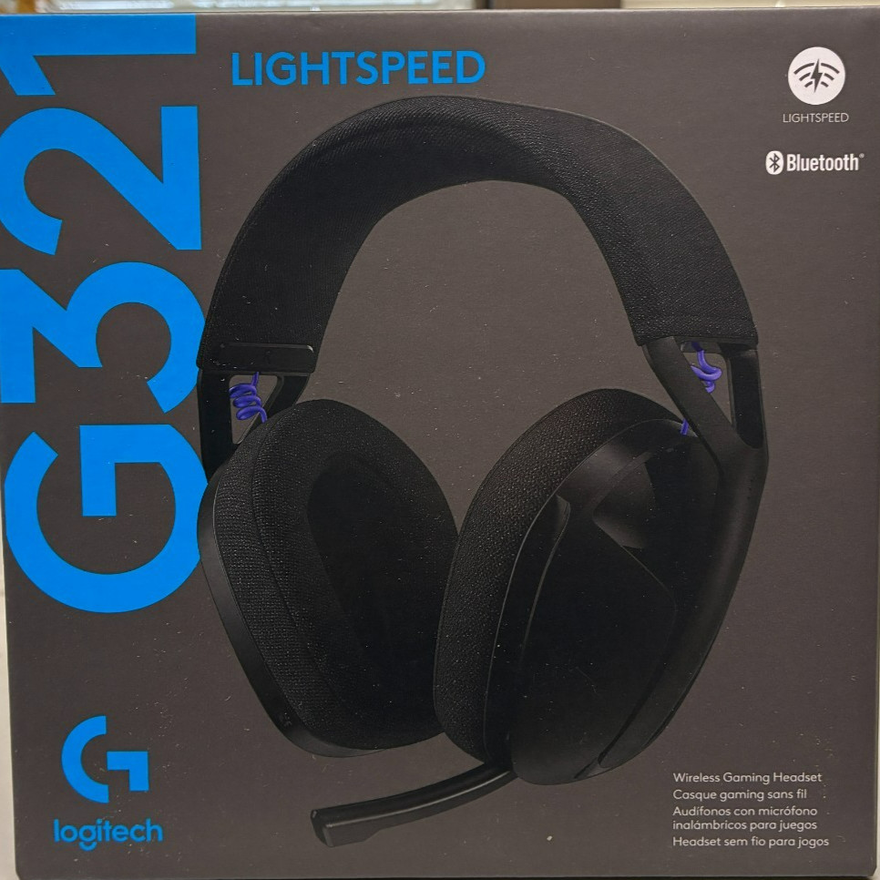 Logitech – G321 – Lightspeed Wireless Bluetooth Gaming Headset – Black