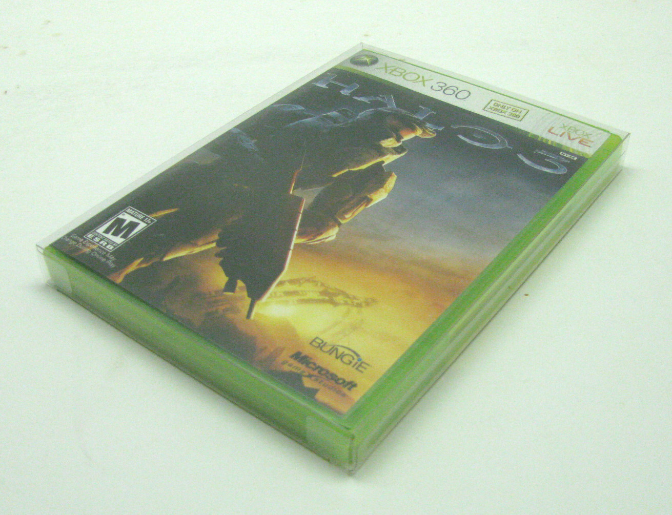 25X XBOX 360 CIB GAME – CLEAR PLASTIC PROTECTIVE BOX PROTECTOR CASE SLEEVE