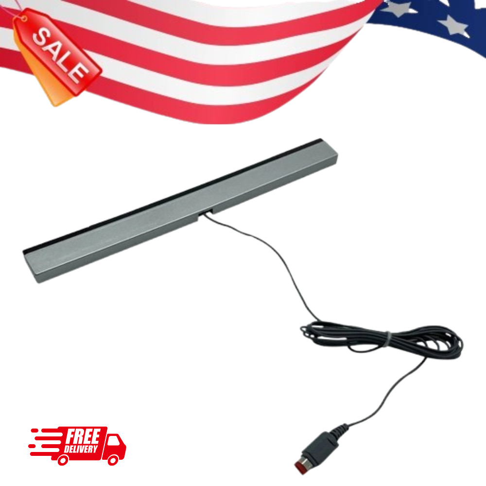 Wired Remote Motion Sensor Bar IR Infrared Ray Inductor for Nintendo Wii / Wii U