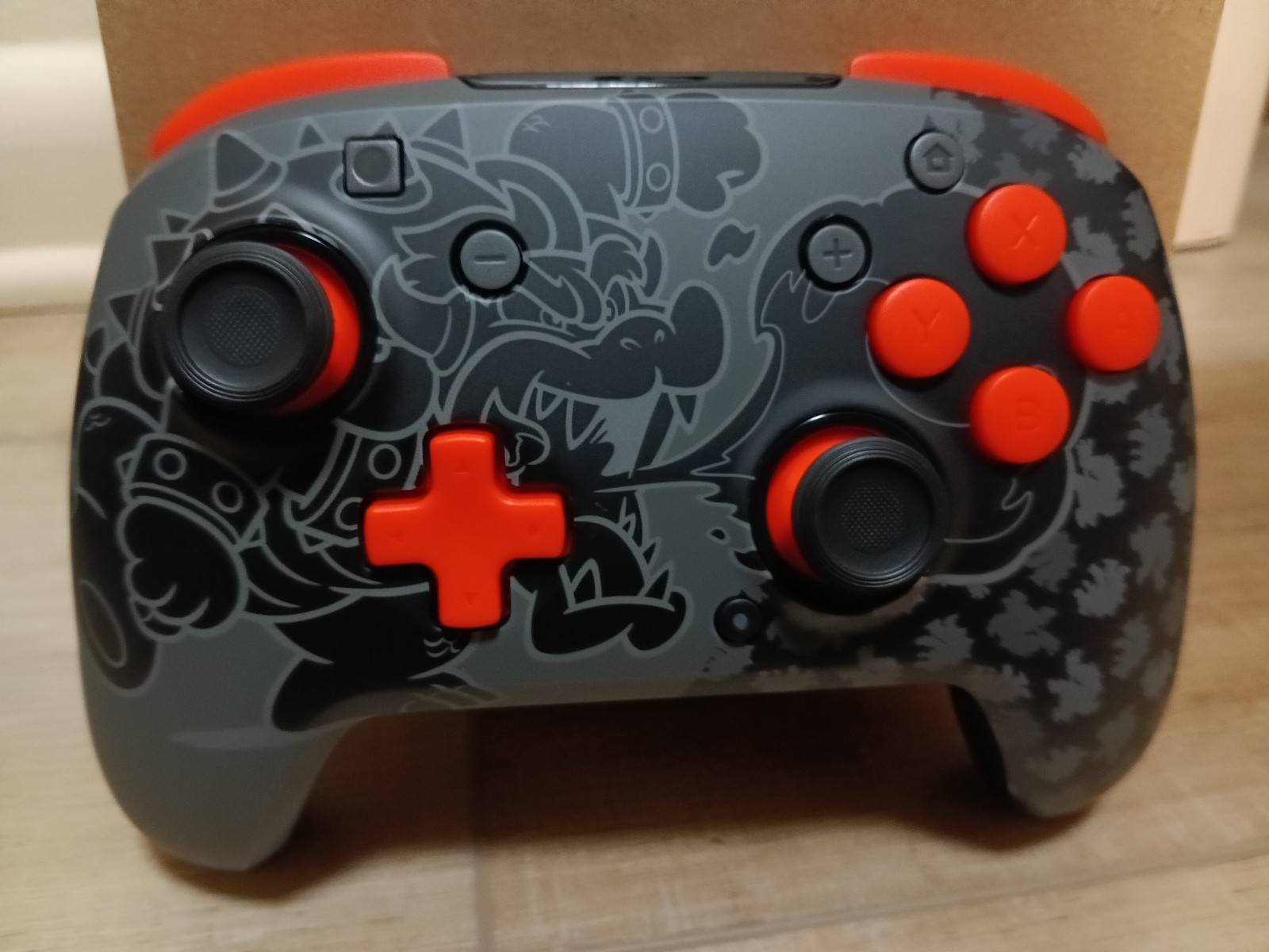 PDP REMATCH GLOW Wireless Controller Blackout Bowser for Nintendo Switch NEW