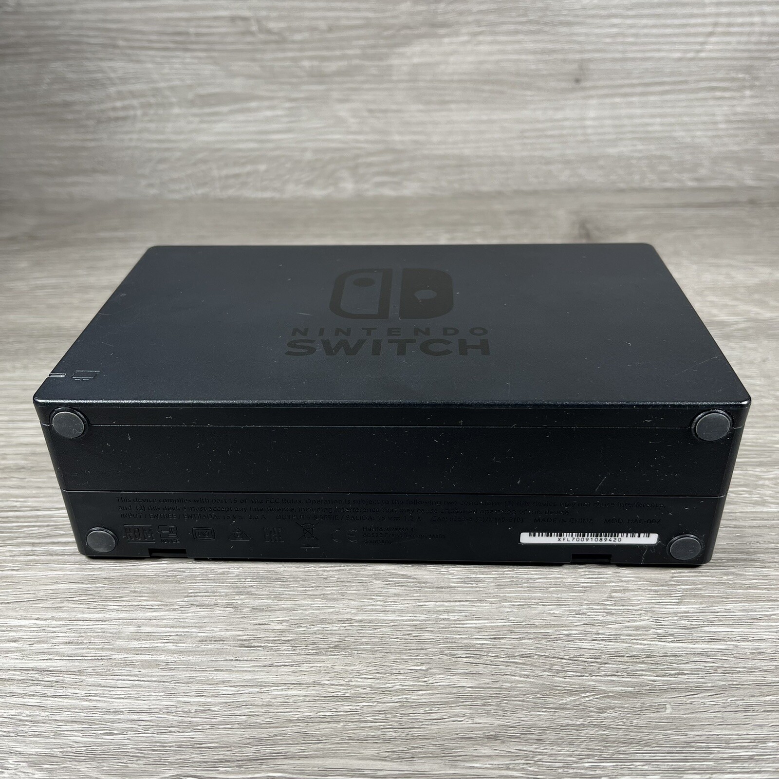Nintendo Switch Black Dock w/ HDMI Cable No Power Cord HAC-007