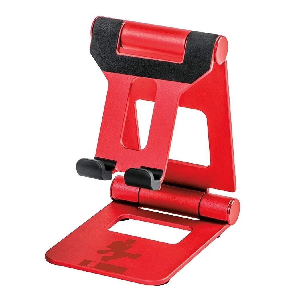 PowerA Super Mario Compact Metal Stand Red for Nintendo Switch w/ Drawstring Bag