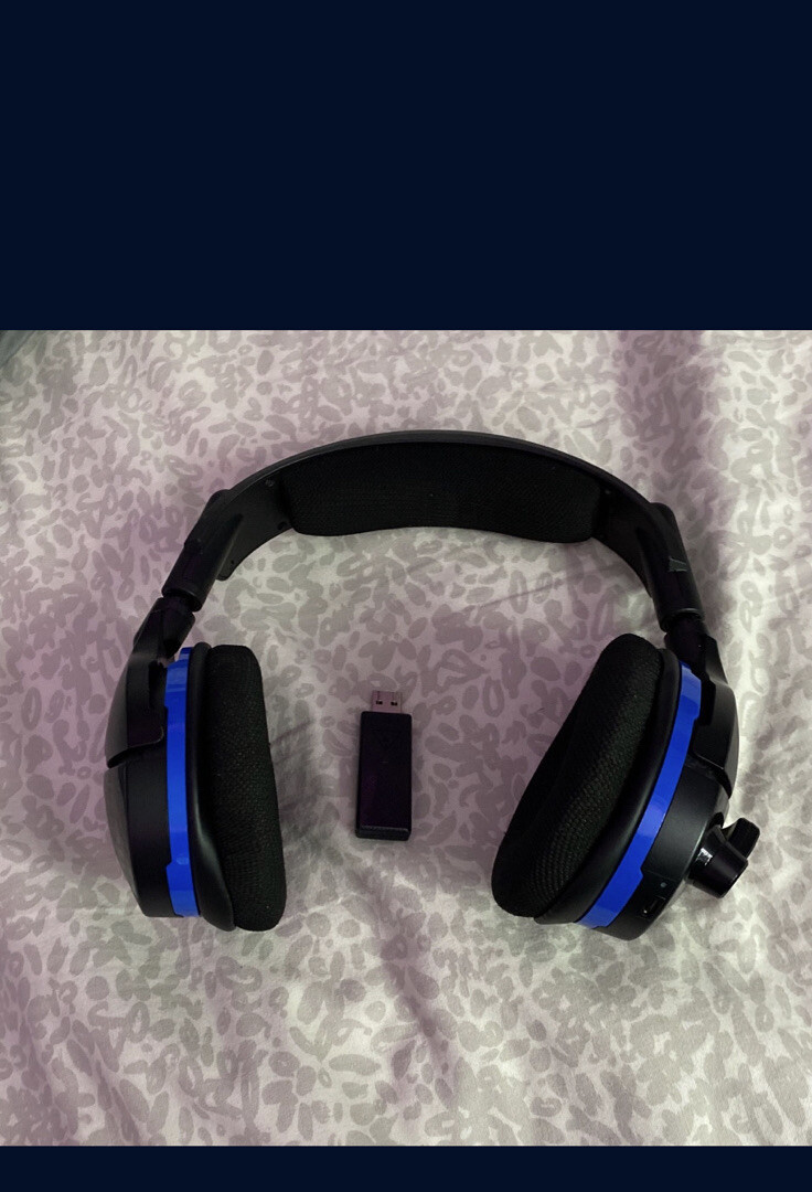 Turtle Beach Stealth 600 Black and Blue Headband Headsets for Multi-Platform