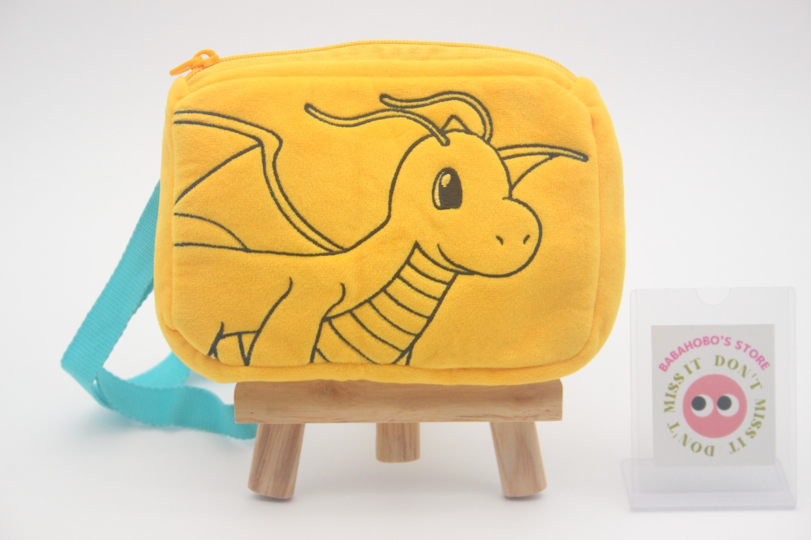 Dragonite Carrying Case / Pouch w/ Strap- Yellow for Nintendo New 3DS XL Japan