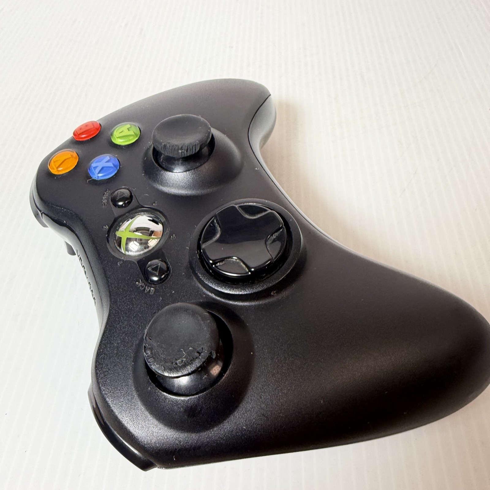 Official Microsoft Xbox 360 Wireless Controller Black Original OEM – C Grade