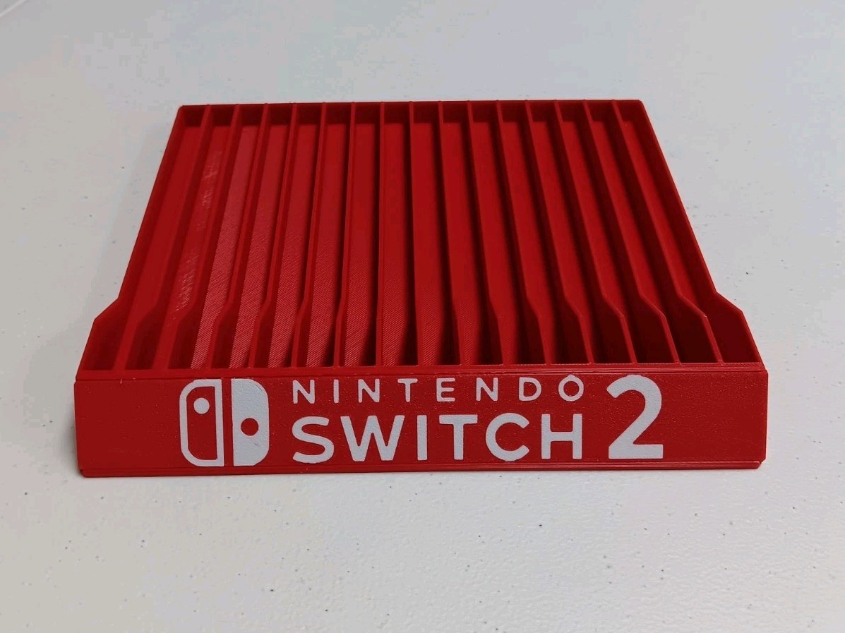 Nintendo Switch 2 Videogame Case Holder Organizer Display – Holds 16 Games