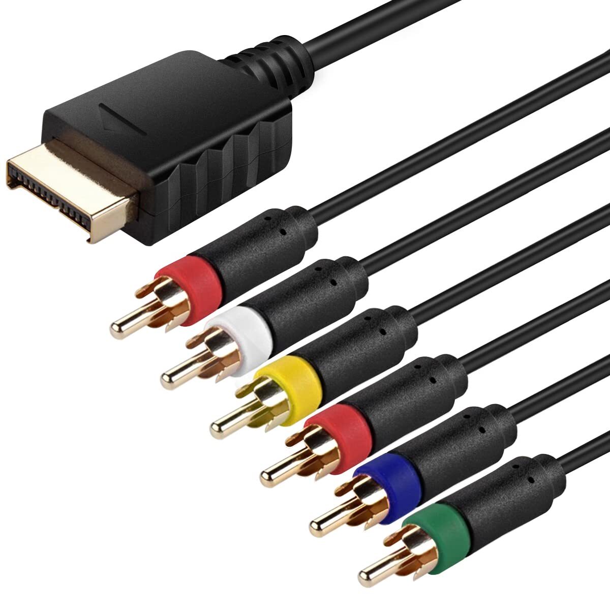 PlayStation 1/2/3 (PS1/PS2/PS3) Ypbpr Component + RCA Compsite Video Cable （2…