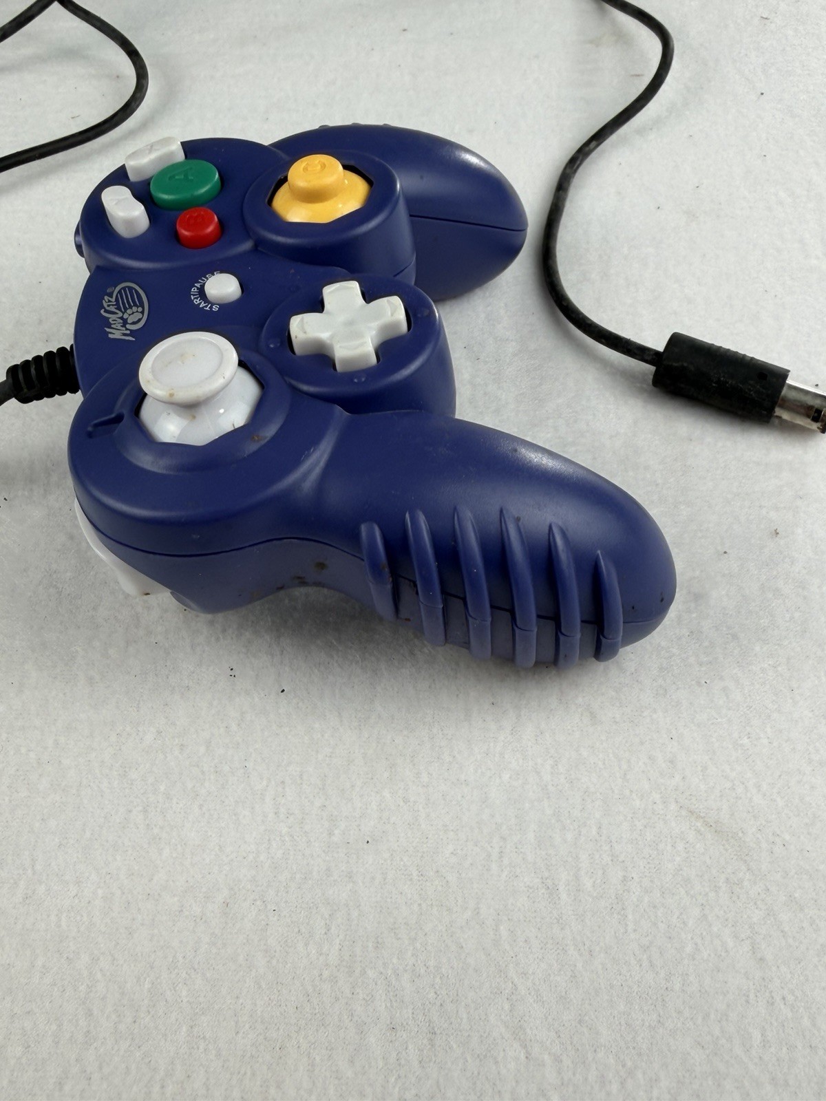 Mad Catz Wired GameCube Indigo Blue Controller. Tested