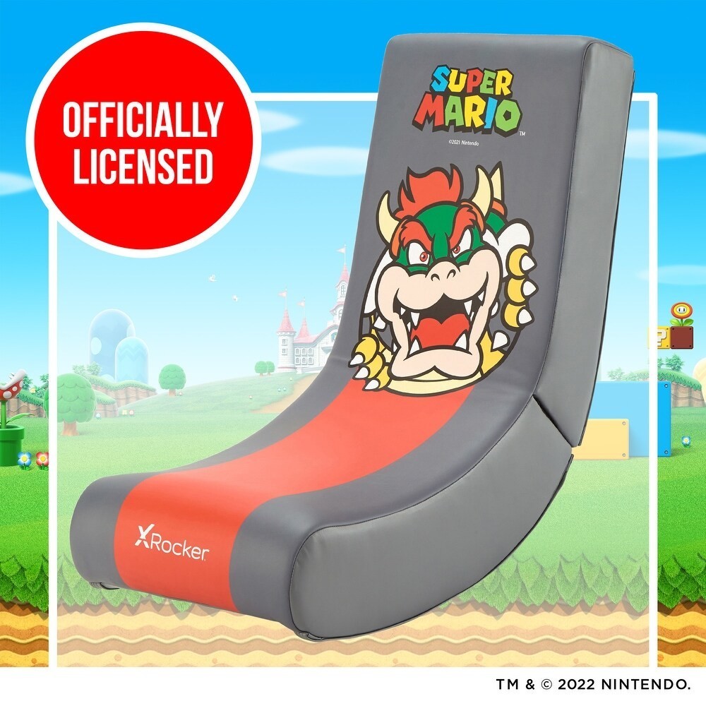 X Rocker⭐Super Mario Spotlight Floor Rocker Gaming Chair🍄Browser Nintendo NEW