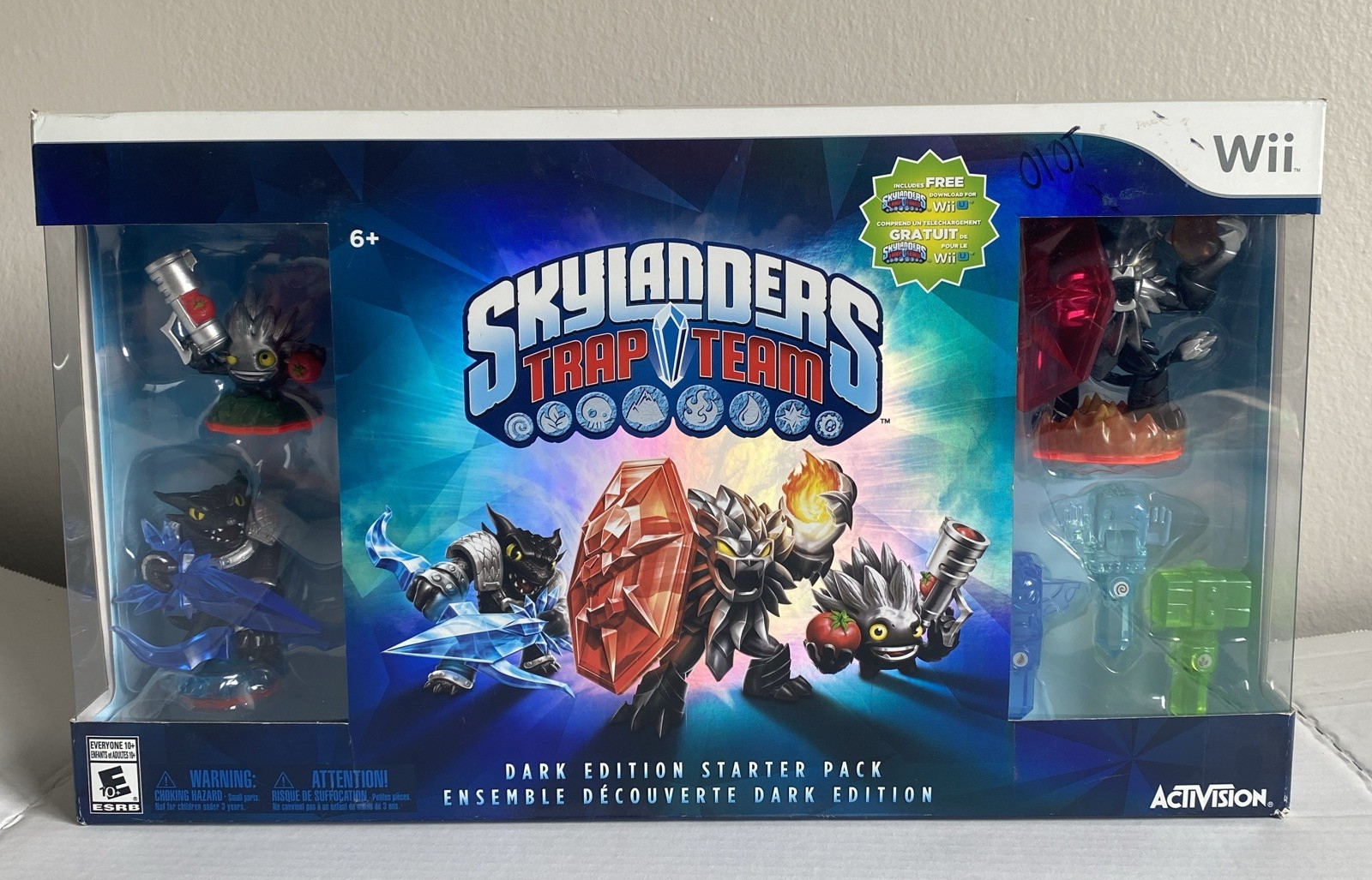 Nintendo Wii Skylanders Trap Team Dark Edition Starter Pack NEW SEALED read desc
