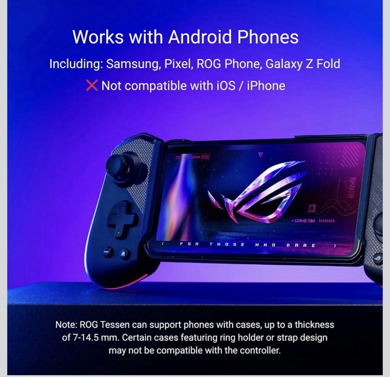 ASUS ROG Tessen Mobile Gaming Controller for Android #GU200A *NEW/SEALED*