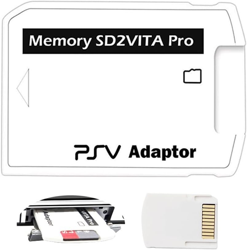 SD2Vita Game Memory Card Adapter V6.0 – Compatible with Micro SD Up to 256GB