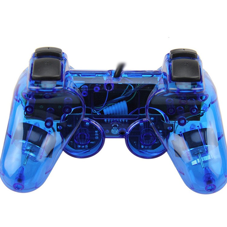 2PCS Controller For Sony PS2 Wired Vibration Game Joystick Joypad zz