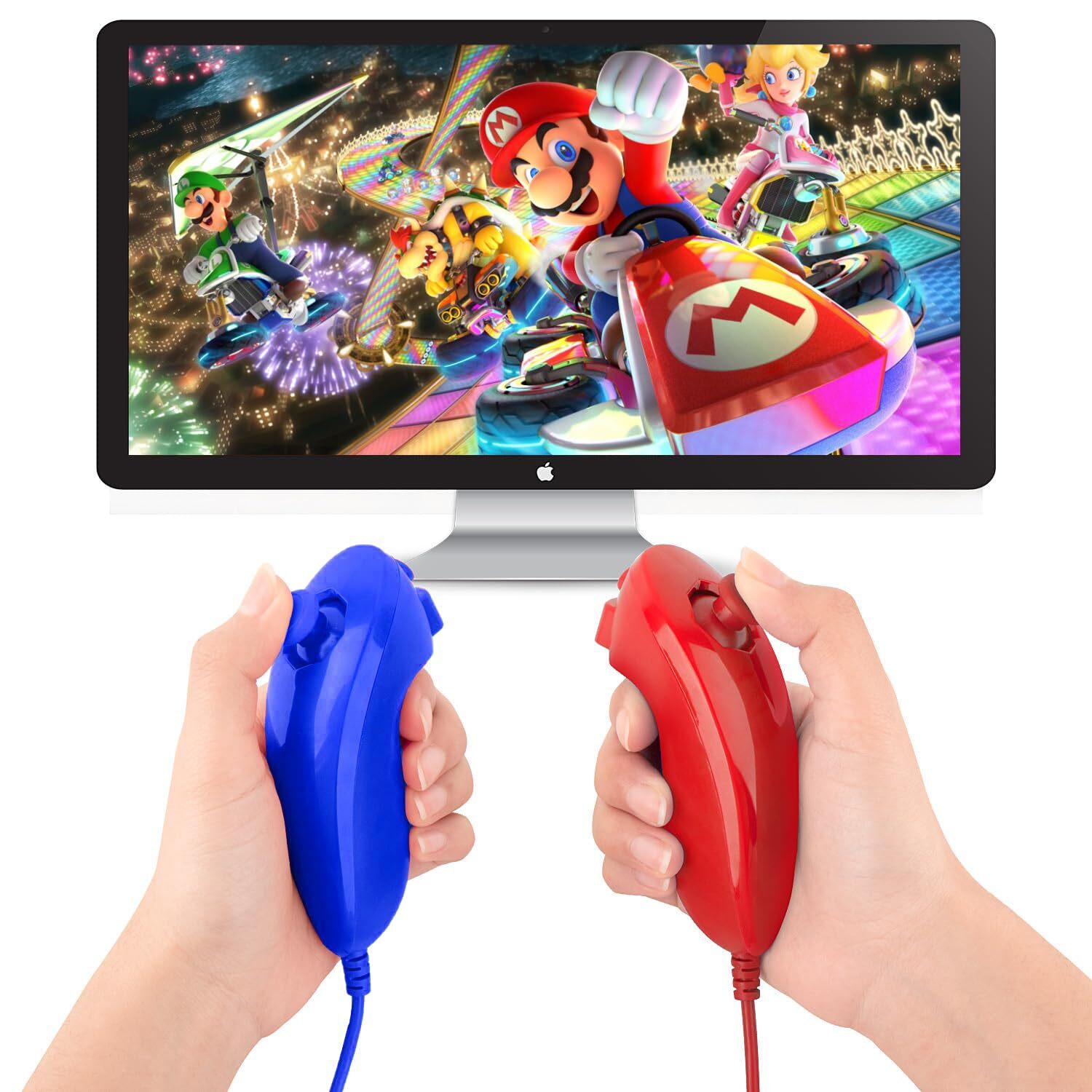 Wii Remote Motion Nunchuck Controller Gamecube Gamepad for Nintendo Wii Console