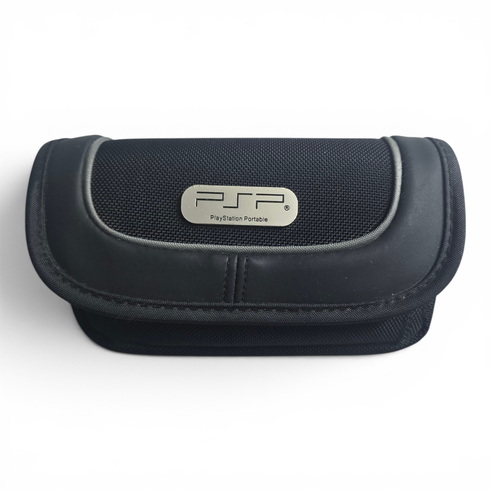 Vintage SONY PlayStation Portable PSP Carrying Case OEM Black/Silver (2005-2006)