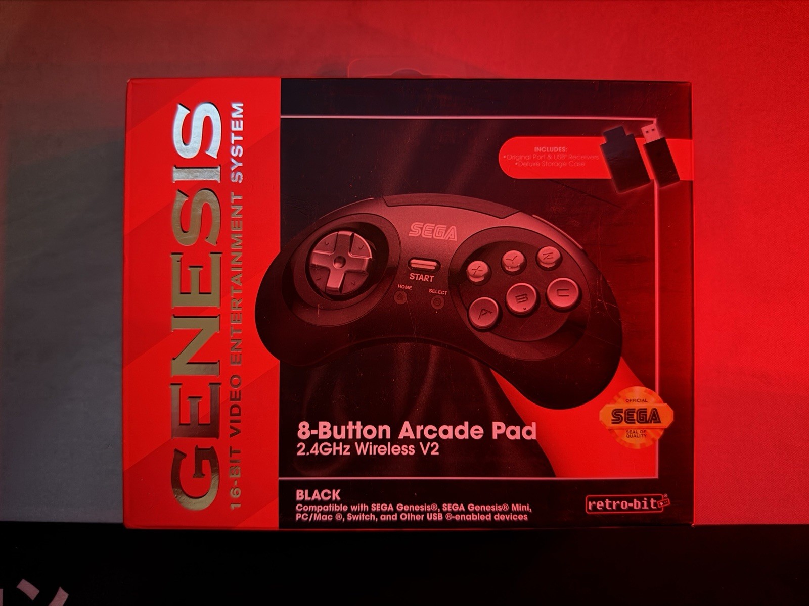 RetroBit SEGA Genesis Wireless Controller