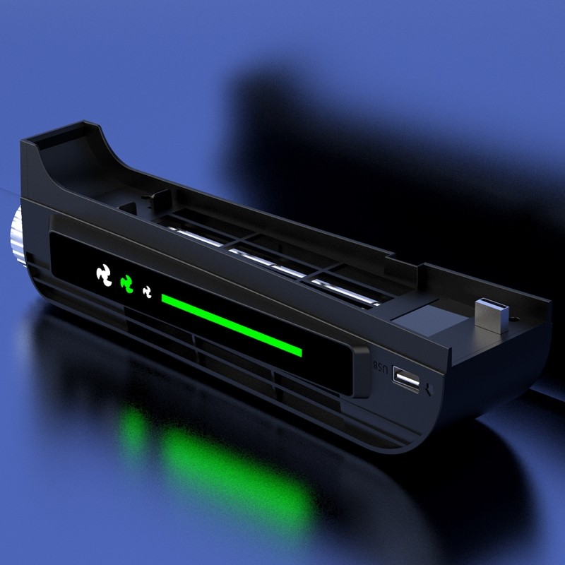 Professional Game Console Radiator Cooler with USB Port 3 Gears Cooling Fan