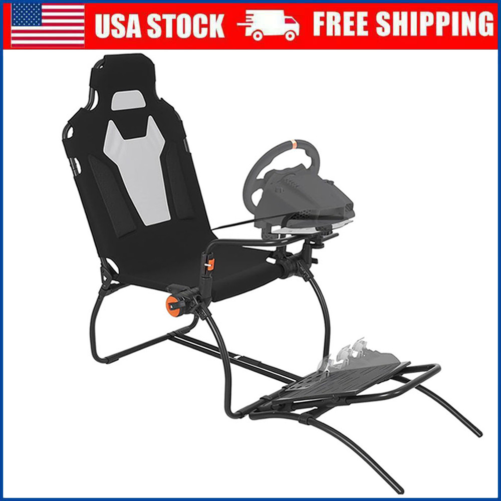 Racing Wheel Stand, Foldable Sim Racing Simulator Cockpit Fits for G923/G920/G29
