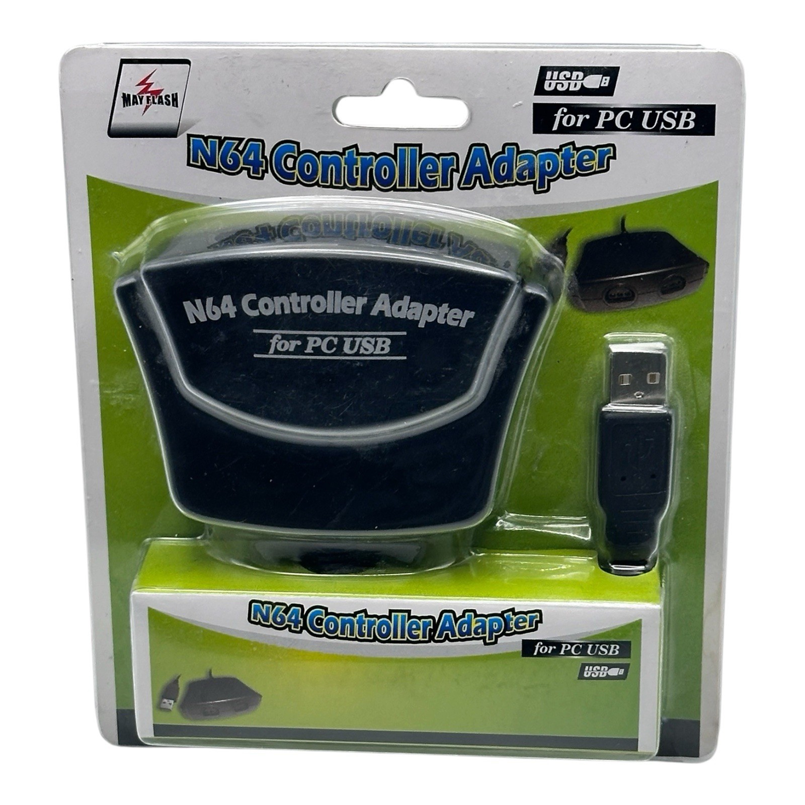 Nintendo 64 Controller Adapter for PC Mac Dual USB to N64 Mayflash 2 Port