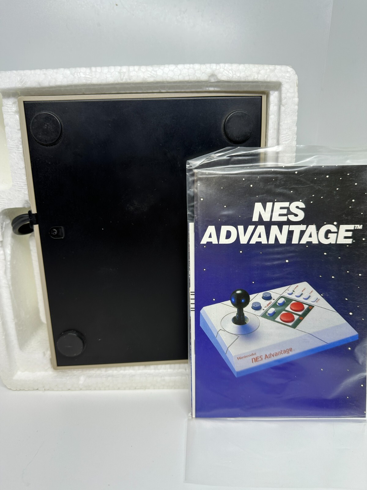 1984 Nintendo NES Advantage Controller Complete in The Box Clean Inv-1200