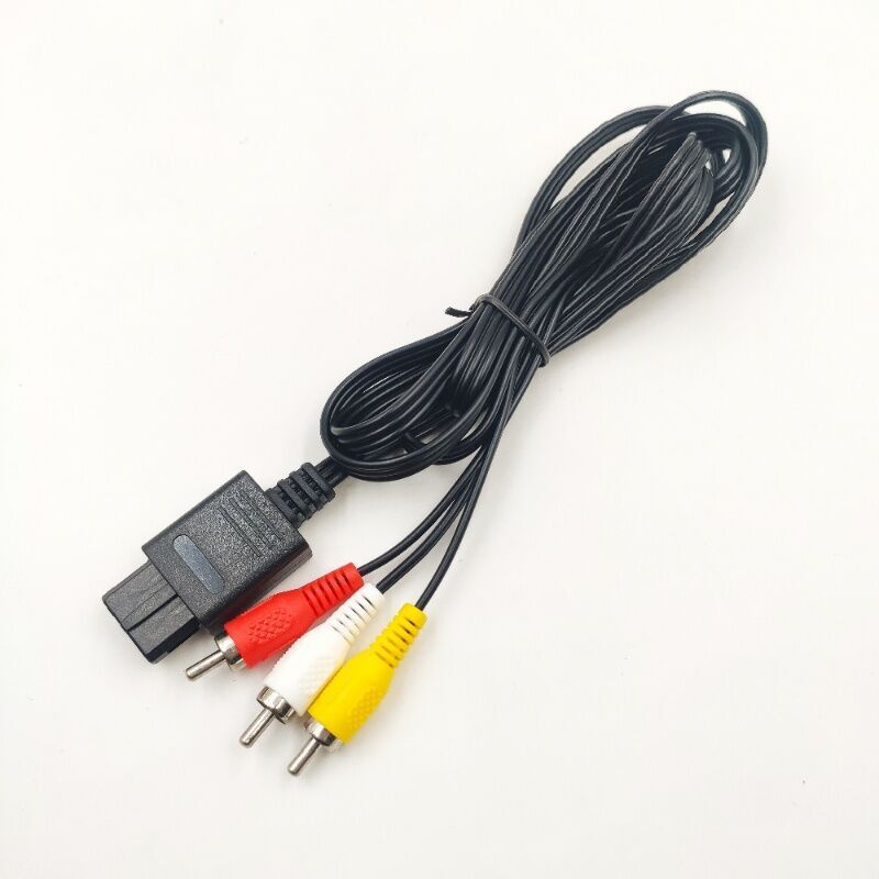 AV RCA Audio+AC Cable Power Supply Adapter Cord For Super Nintendo SNES Game Set