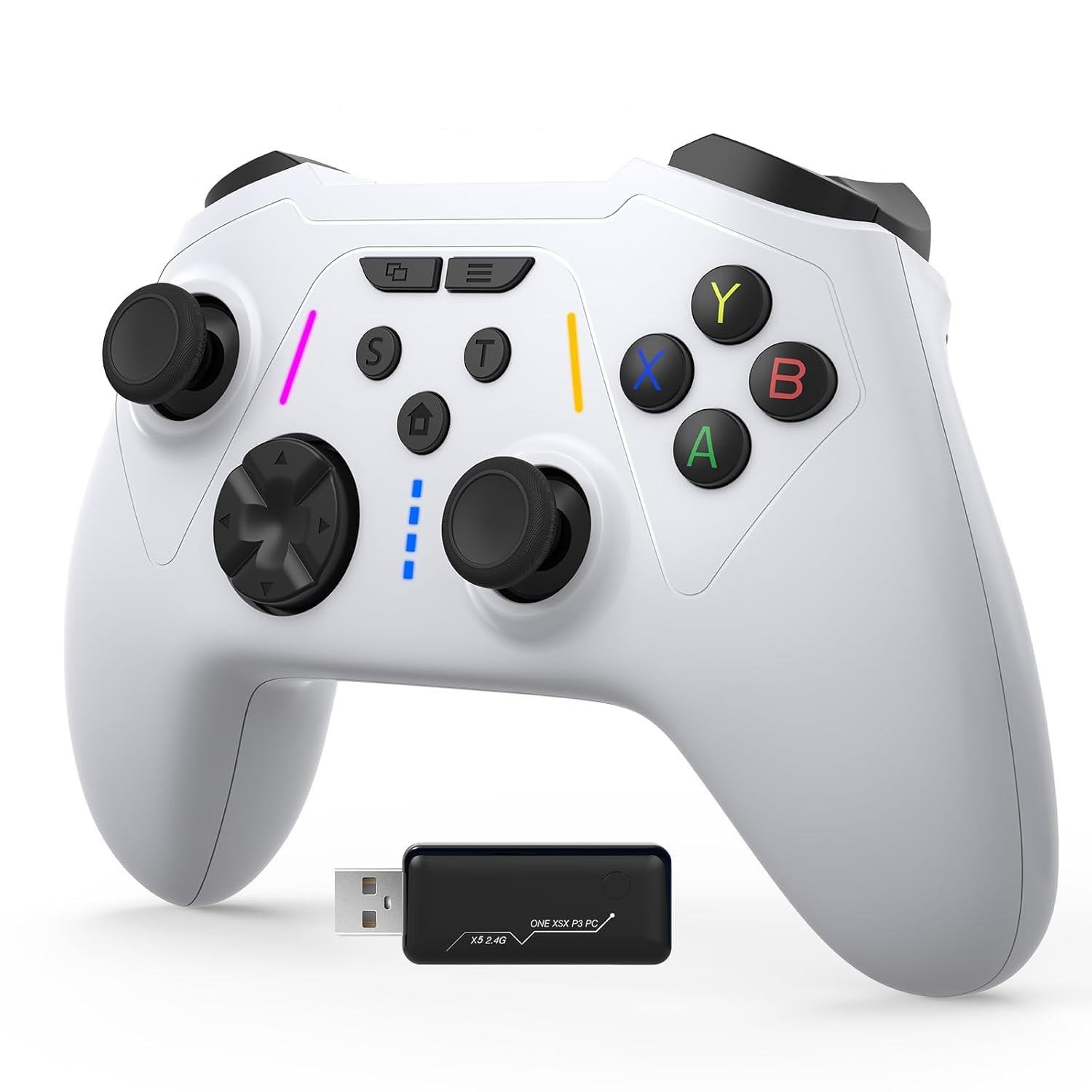 BETMI for Xbox Controller Wireless with 2.4GHz Adapter/Hall Effect Triggers & Jo
