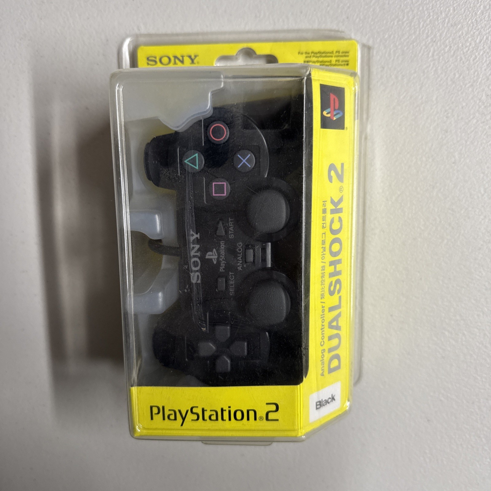 Sony Playstation 2 DualShock Controller Sealed int Official PS2 Black