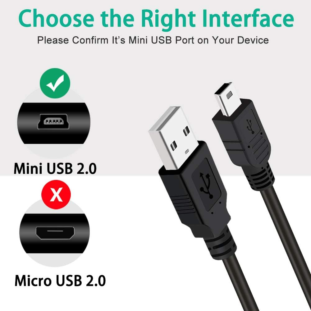 PS3 Charger Cable,10Ft PS3 Controller Charging Cord,Mini USB Cable for Sony Play