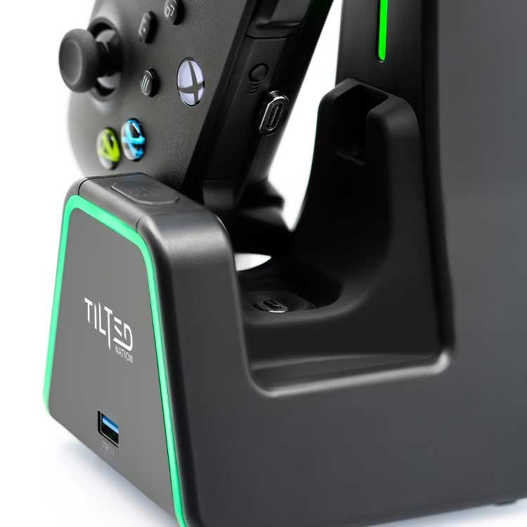 Tilted Nation Game Console Headset & Controller Gaming Console Stand NWB