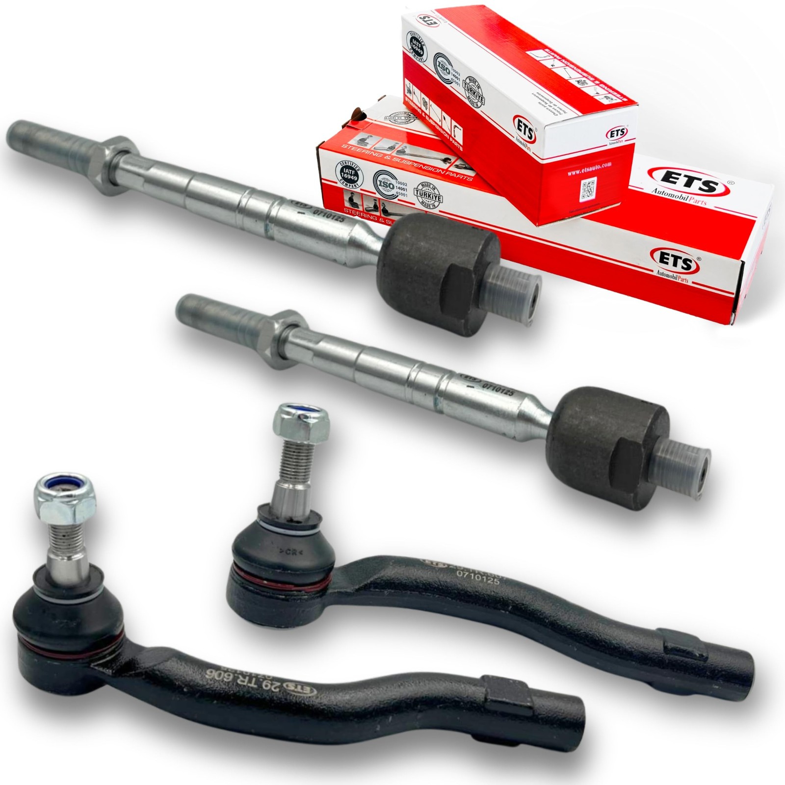 ETS 4Pc Front Inner & Outer Tie Rod Ends Kit Fits Toyota Camry 2007 2008 2009…
