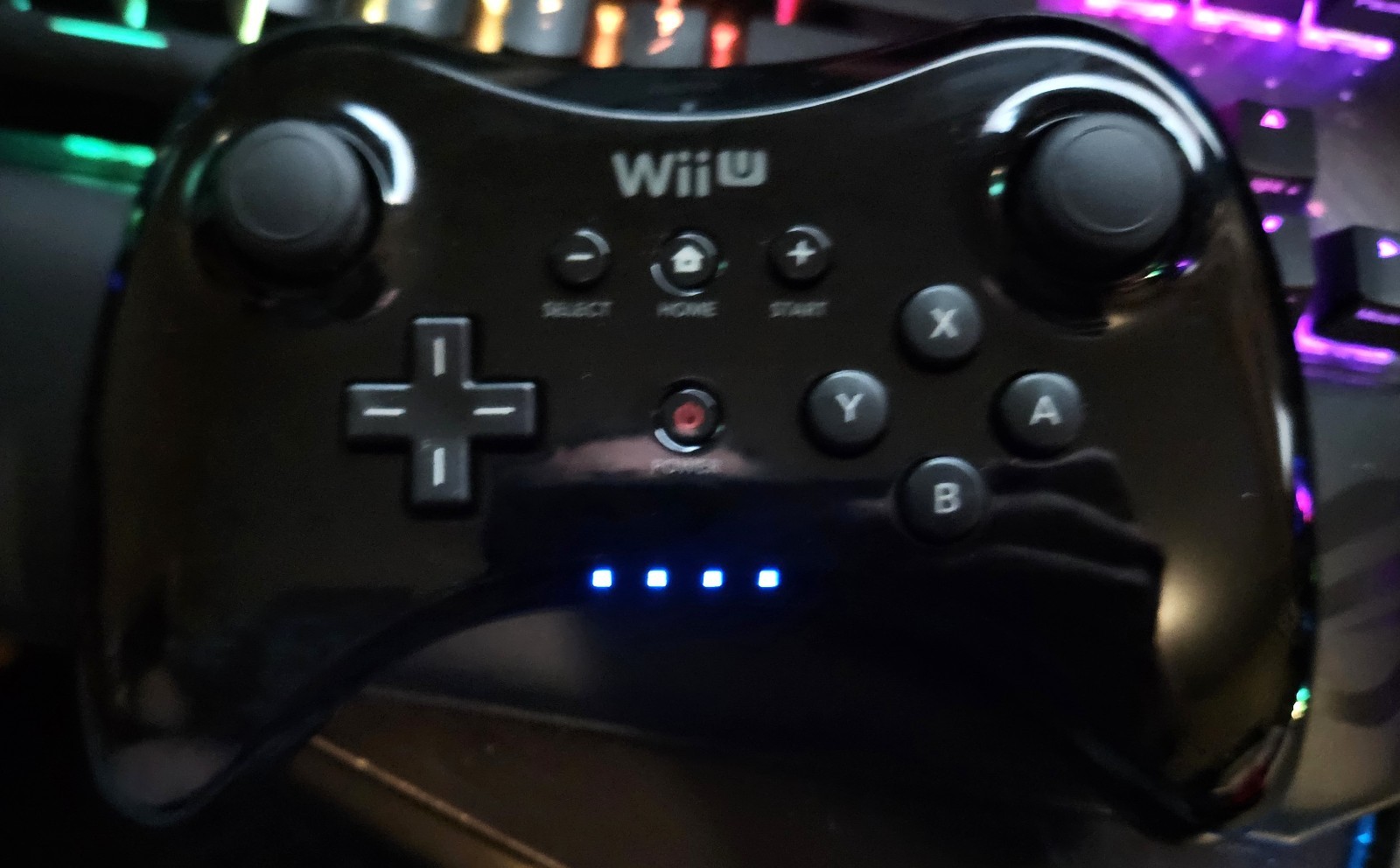 Nintendo Wireless Rechargeable Wii U Pro Controller, Black WUP-005 Original