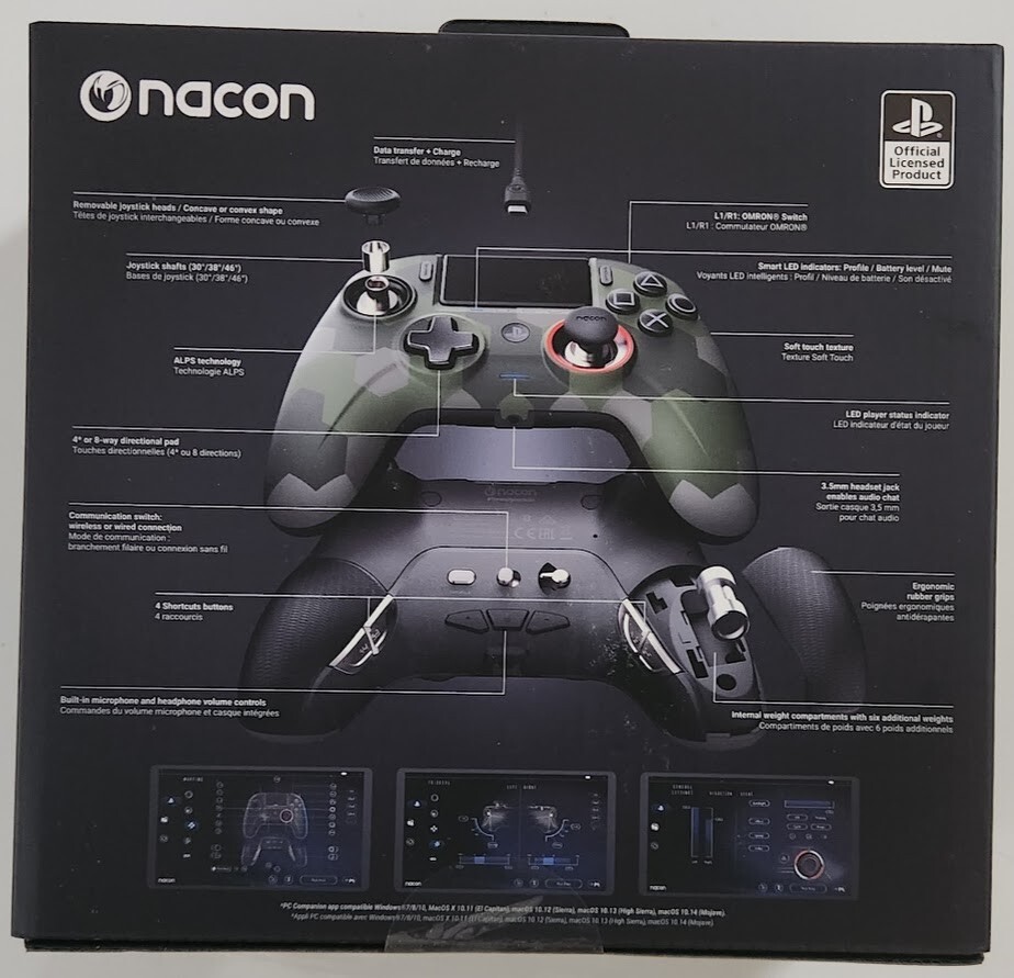 Nacon Revolution Pro Unlimited PlayStation 4 Controller – Camo Green [EU]